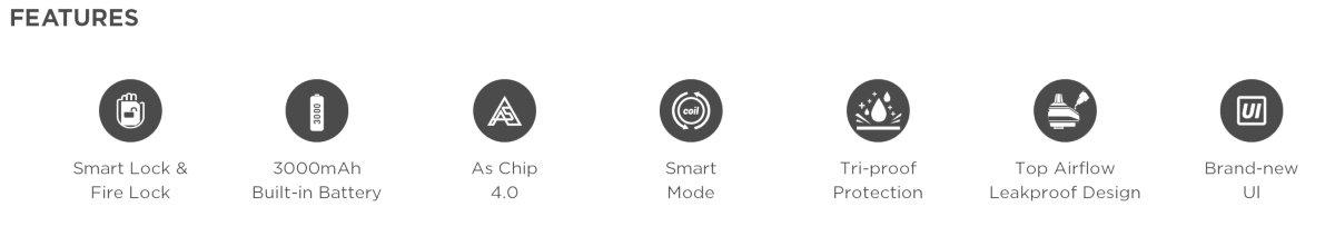 GeekVape Aegis Boost 3 Kit Features