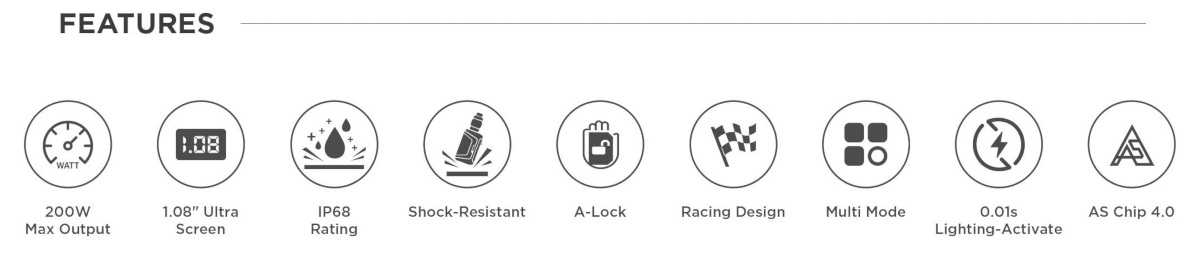 Features Aegis Legend 5