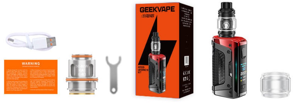 GeekVape Aegis Legend 5 Lieferumfang