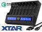 Preview: XTAR VC8, Ladegerät 8-Slot mit Display, USB-C (3A)