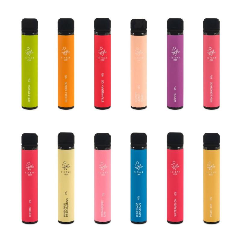 ELFBAR 1500 OHNE Nikotin 850mAh 1500 Züge MHD Rabatt