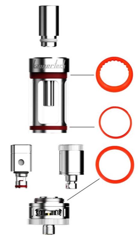 Kangertech Subtank 6 ml Farbwechseldichtungen