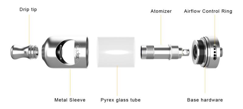 Aspire Nautilus 2 Tank, 2ml, 22mm (MTL)