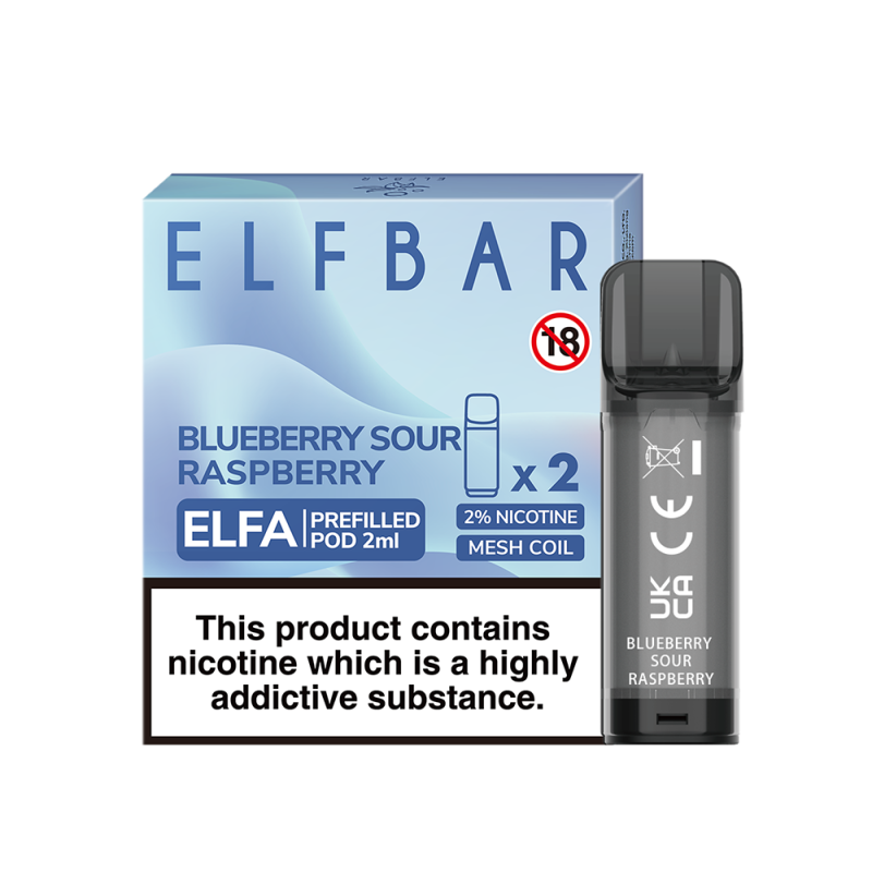 ELF BAR, ELFA Pod, 2x 2ml, 20mg/ml, 600 Züge