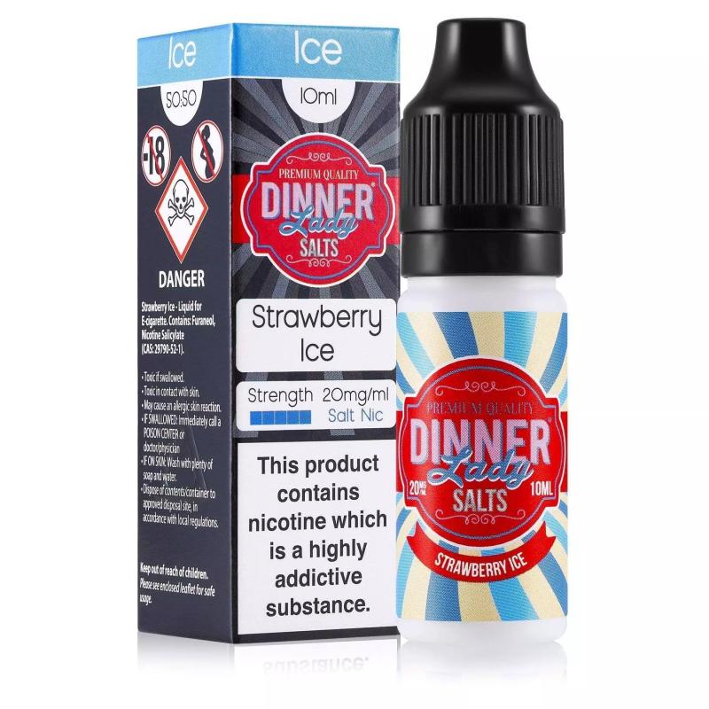 Dinner Lady Strawberry Ice NicSalt 10 ml