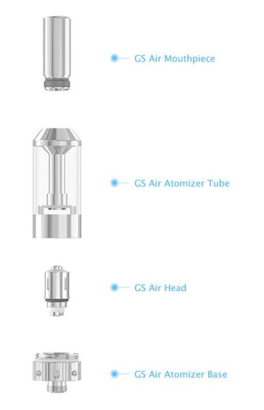 Eleaf GS Air Tank, 2.5ml, 16.5mm, 1.5 Ohm