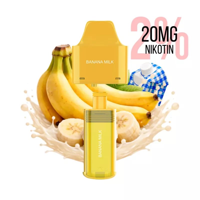 Ersatz Pod und Flasche zu NX 7000 Kit Banana Milch