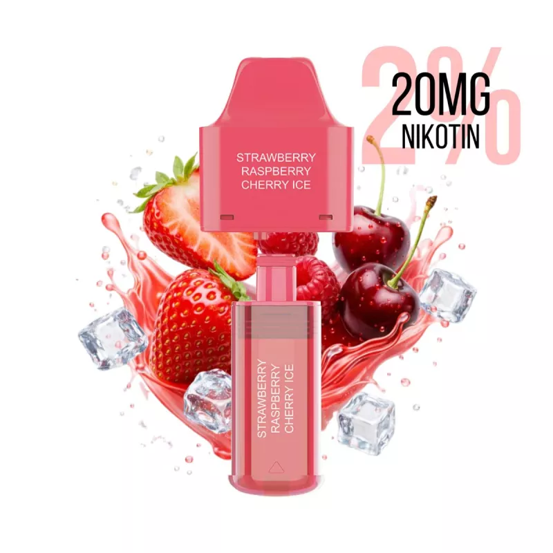 Ersatz Pod und Flasche zu NX 7000 Kit Strawberry Raspberry Cherry Ice