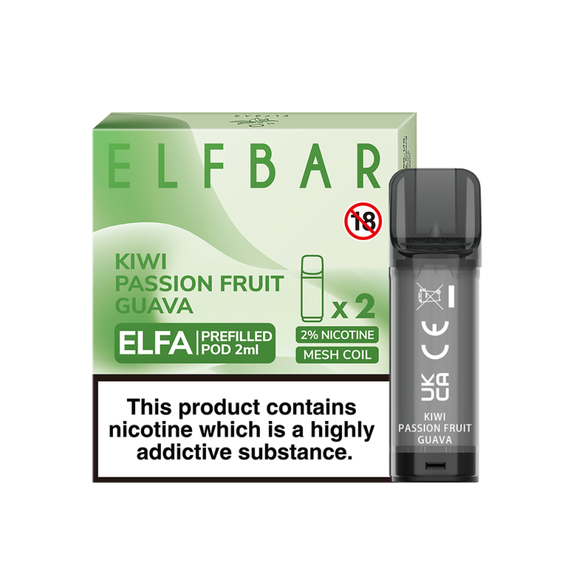 ELF BAR, ELFA Pod, 2x 2ml, 20mg/ml, 600 Züge