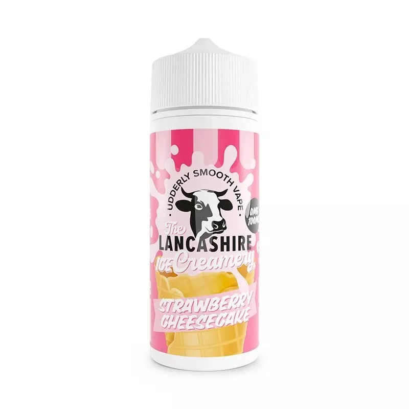 Lancashire Ice Creamery Strawberry Cheesecake 100 ml Shortfill