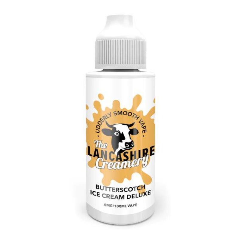 Lancashire Creamery Butterscotch Ice Cream Deluxe 100 ml Shortfill