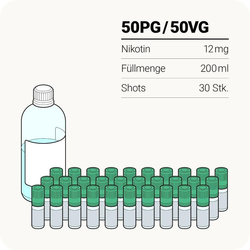 Liquid Station Nikotin Base (50% VG 50% PG) 500 ml