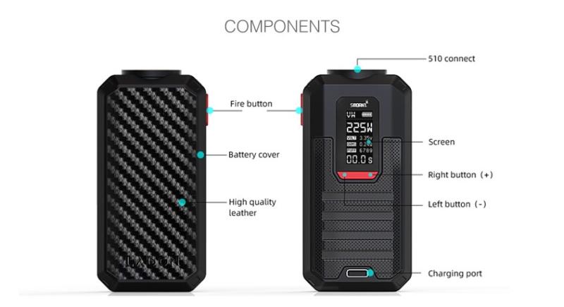Smoant Ladon Mod. 225W, Akkuträger