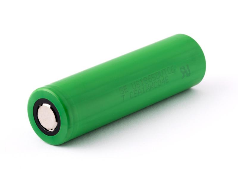 Sony (Murata) VTC6 18650, 3120 mAh, 30A, unprotected