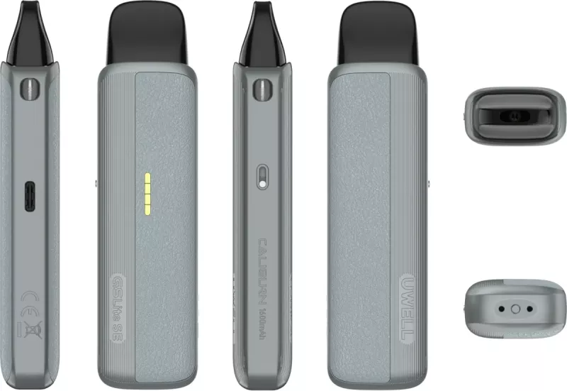 Uwell Caliburn G5 Lite SE Pod Kit 1600mAh Grey Leather Side