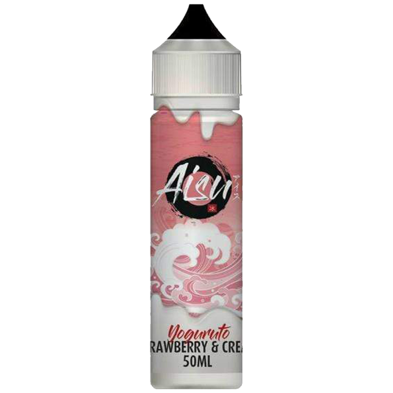 Aisu Strawberry & Cream Milk Yoguruto 50 ml Shortfill
