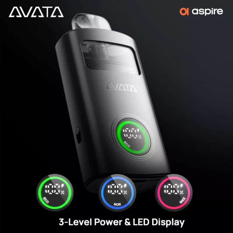 Aspire Avata Pod Kit 1100mAh 15ml Power Modi