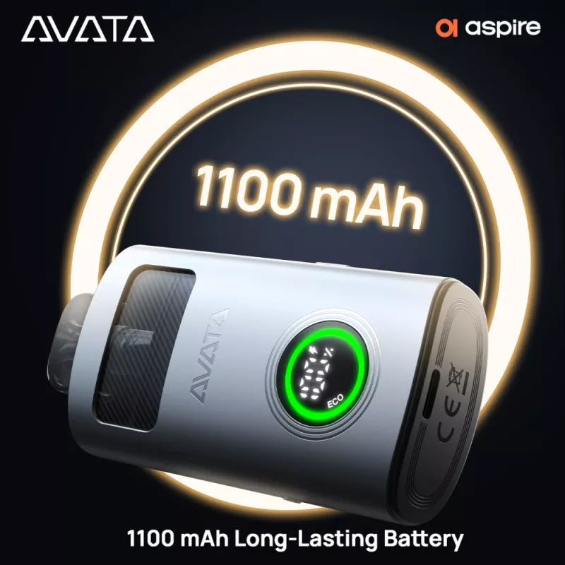 Aspire Avata Pod Kit 1100mAh 15ml Akku