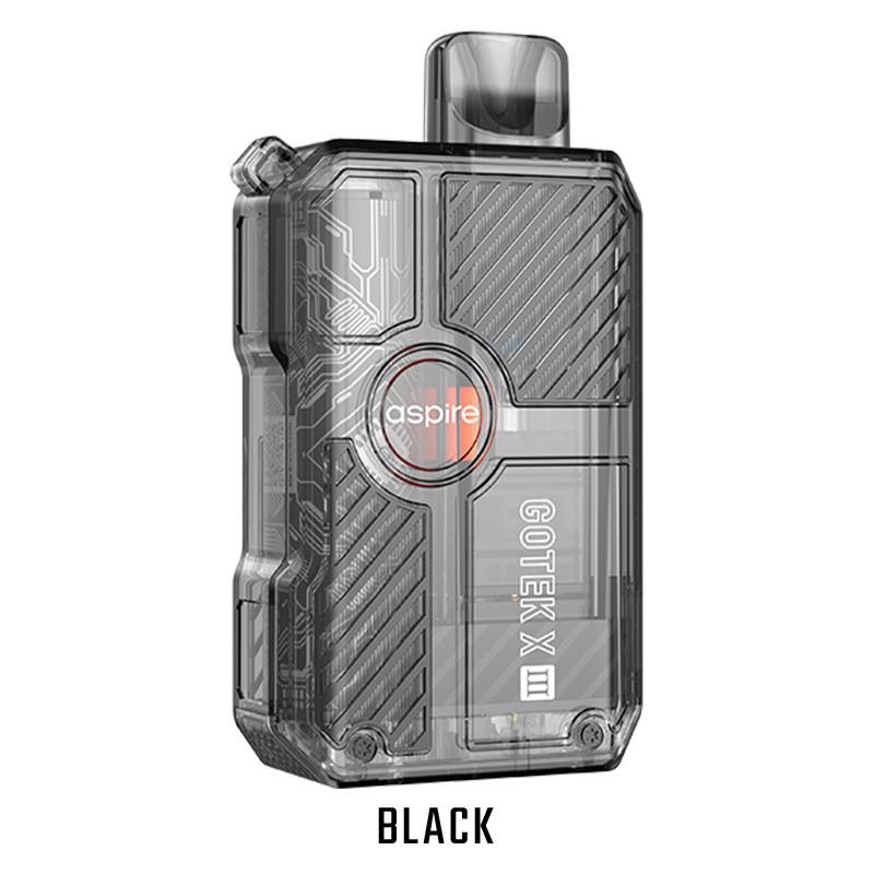 Aspire Gotek X 3 Kit 1200mAh 4.5ml Black