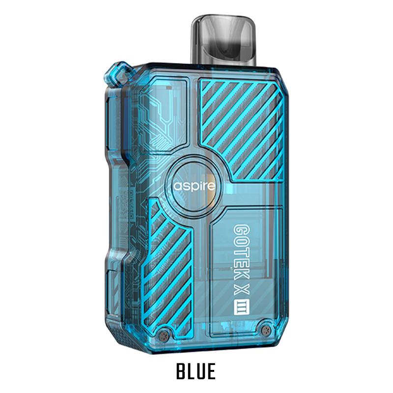 Aspire Gotek X 3 Kit 1200mAh 4.5ml Blue