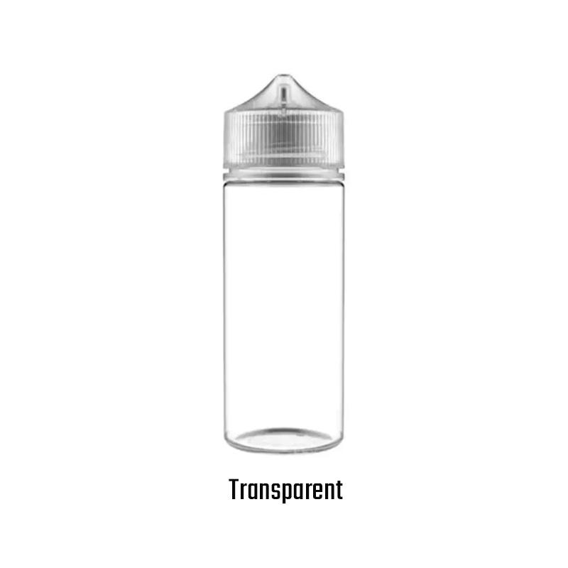 Chubby Gorilla Unicorn Flasche V3 - 120 ml Leerflasche (PET) mit Tröpfler-Spitze