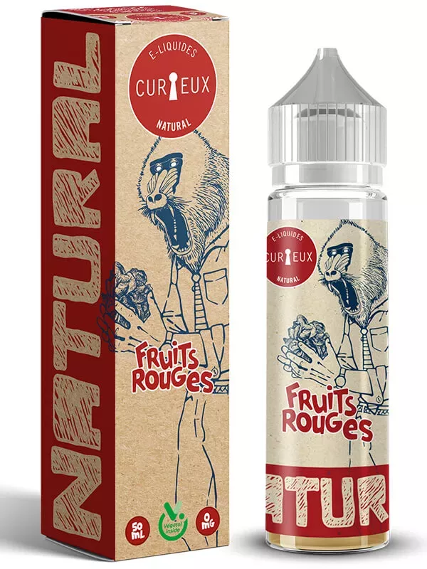 Curieux Natural Serie Rote Früchte 50ml Shortfill
