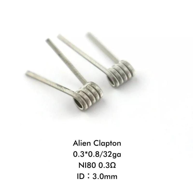 Dovpo 7 In 1 Pre-Built Coils inkl. Watte (42 Coils und 12 x Watte)