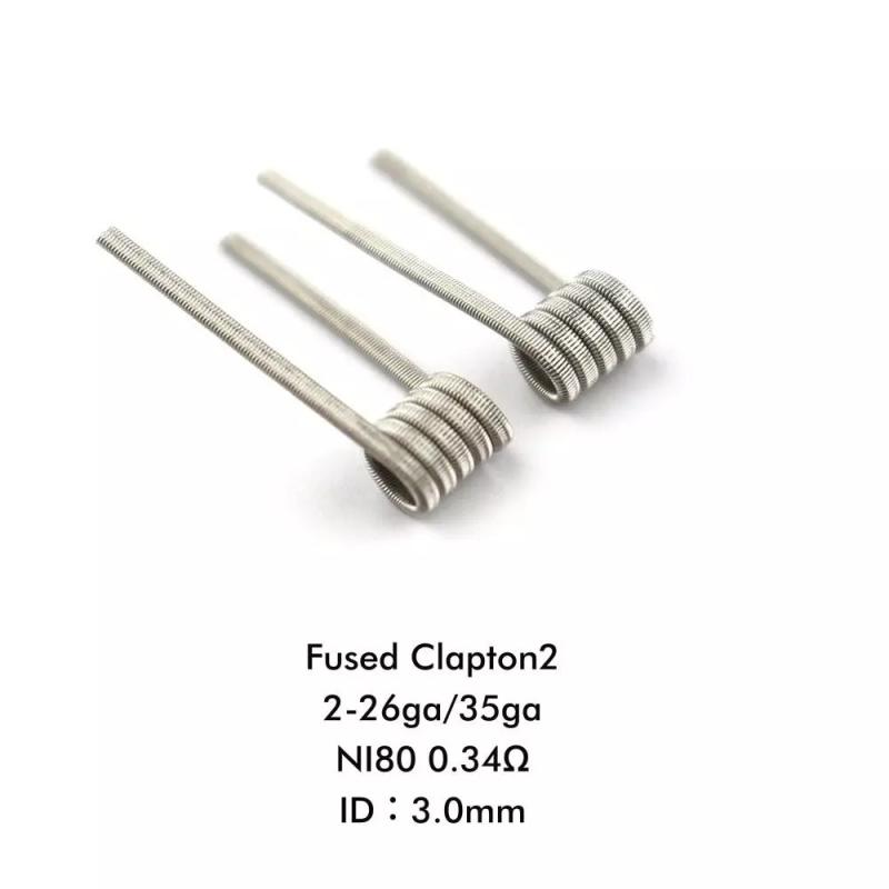 Dovpo 7 In 1 Pre-Built Coils inkl. Watte (42 Coils und 12 x Watte)