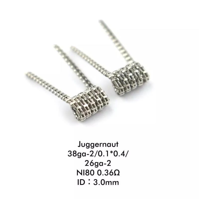 Dovpo 7 In 1 Pre-Built Coils inkl. Watte (42 Coils und 12 x Watte)