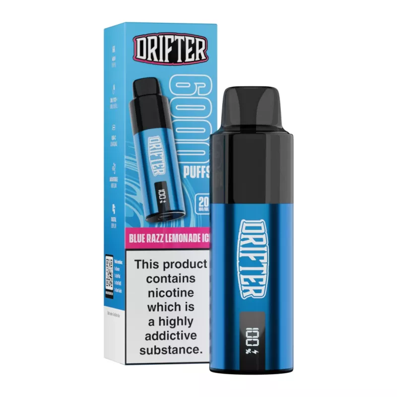 Drifter Bar 6000 Pod Kit V2 - 20mg/ml 12ml Blue Razz Lemonade
