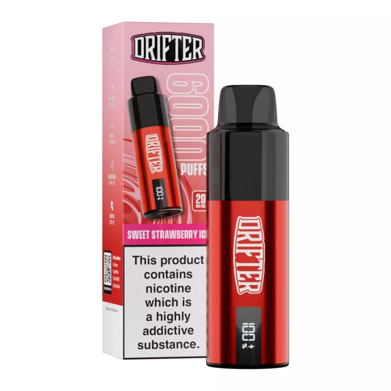 Drifter Bar 6000 Pod Kit V2 - 20mg/ml 12ml Sweet Strawberry Ice