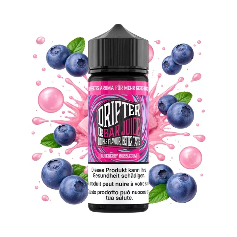 Drifter Bar Juice Blueberry Bubblegum 120ml Shortfill