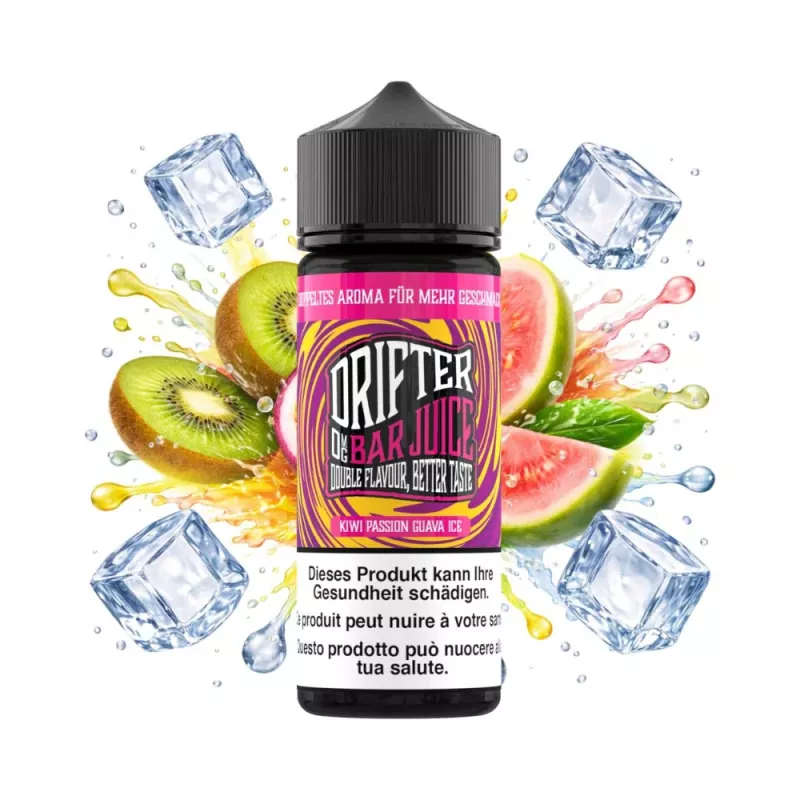 Drifter Bar Juice Kiwi Passion Guava 120ml Shortfill