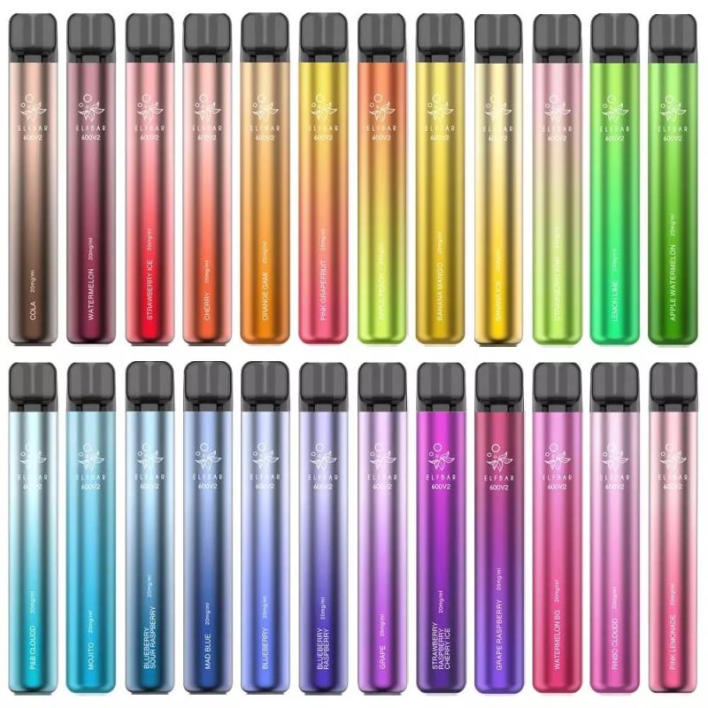 ELF BAR 600 V2 20mg/ml 550mAh 600 Züge