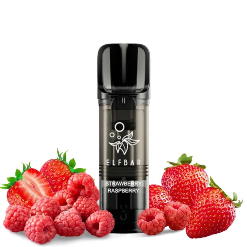 ELFBAR ELFA PRO Pod 2x 2ml 600 Züge Strawberry Raspberry