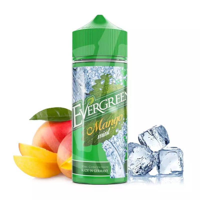 Evergreen, Mango Mint, 30/120 ml, Longfill