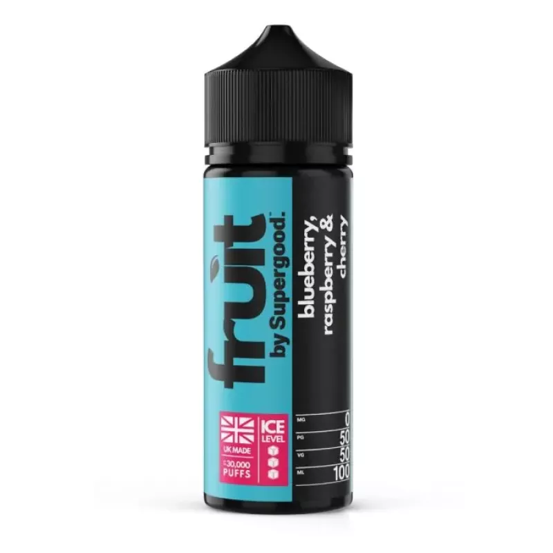 Supergood FRUIT Liquids Blueberry Raspberry Cherry - 100ml Shortfill