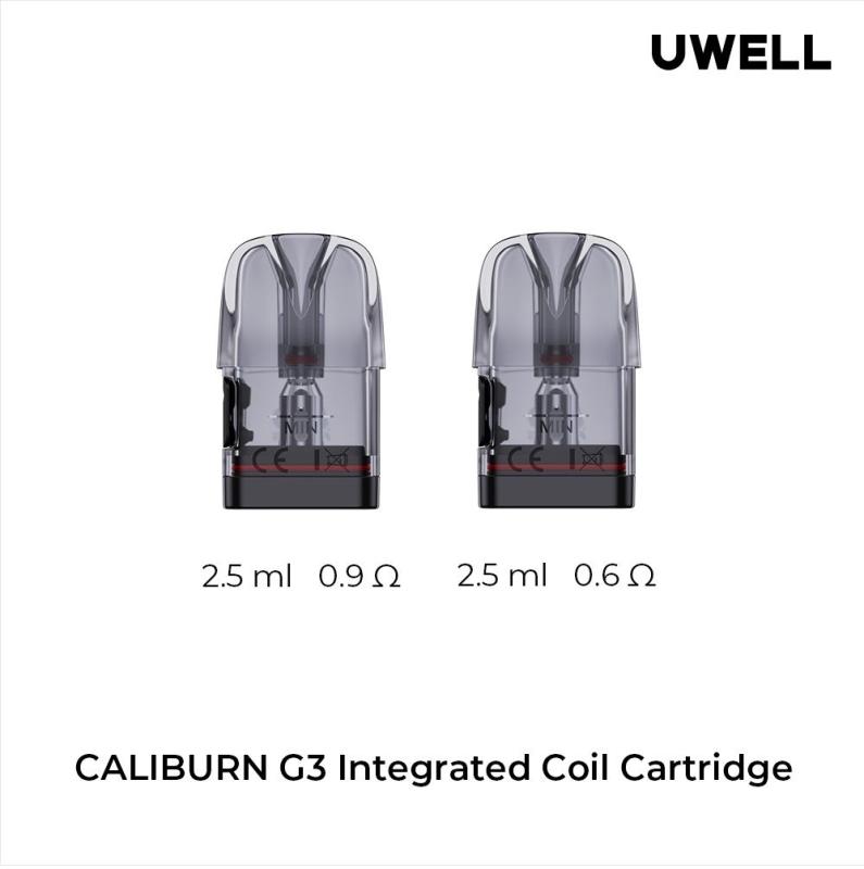 Uwell Caliburn G3 GK3 Pod  4 Stk. 2.5ml oder 3ml inkl. Coil
