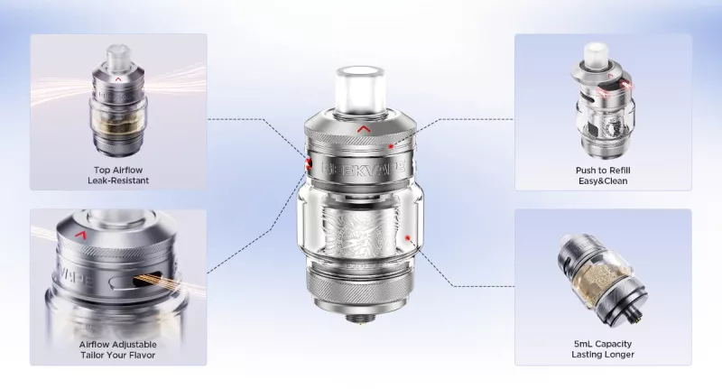 GeekVape Zeus Nano 3 Tank Airflow