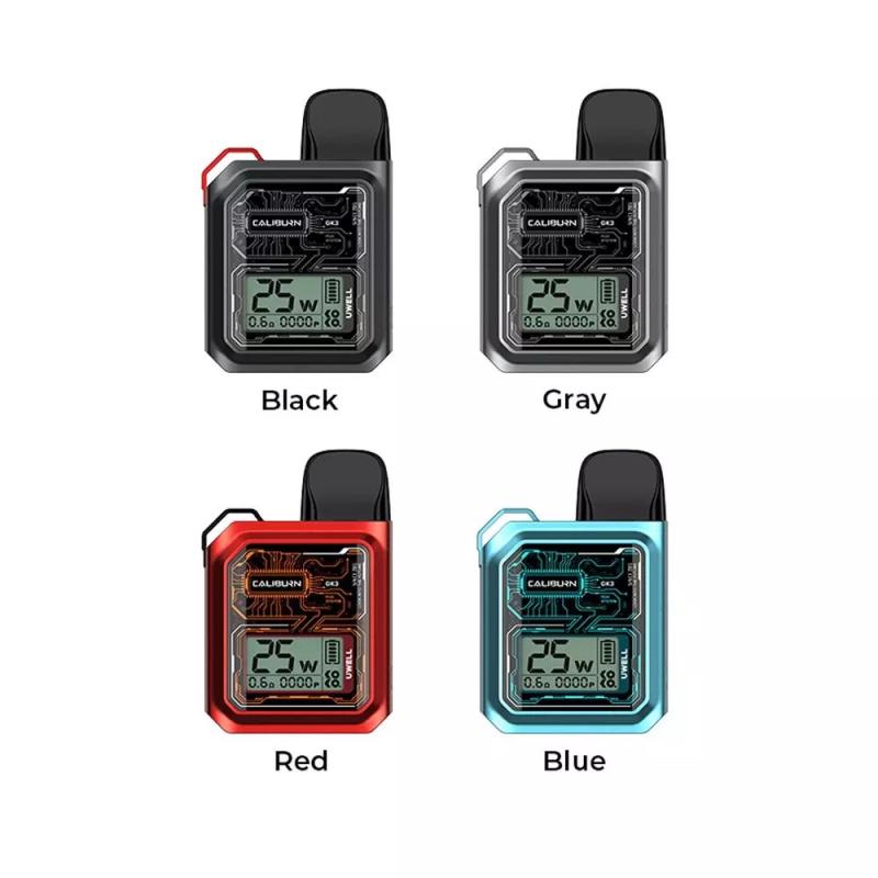 Uwell Caliburn GK3 Podset (Starterkit) 900mAh 2.5ml