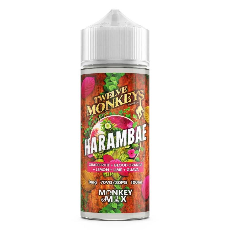 Twelve Monkeys Harambae, 100/120ml, Shortfill