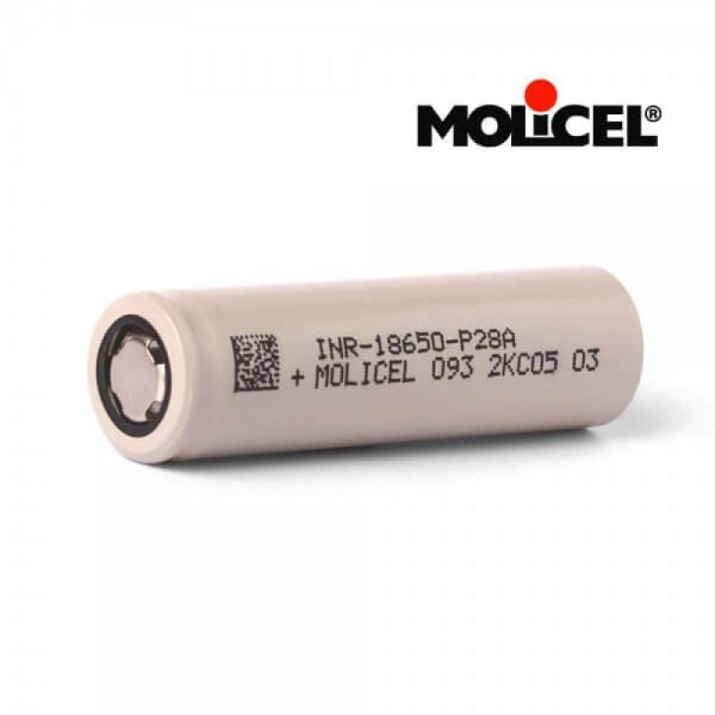 Molicel, 18650, 2800 mAh, 35A, unprotected