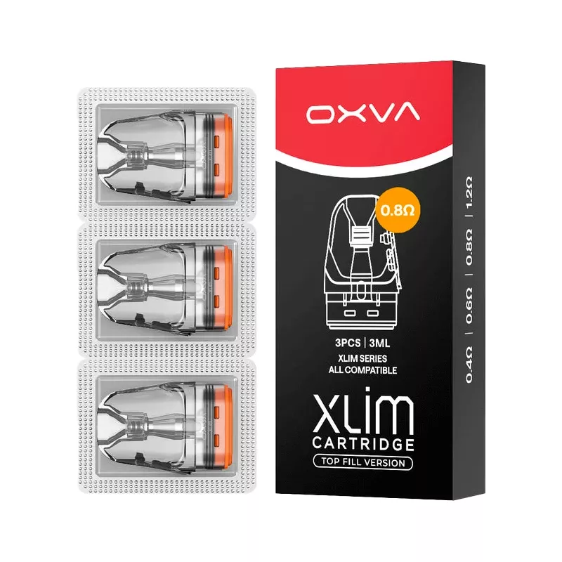 Oxva XLIM Kartuschen Pod Top Fill 3 Stk. 3ml, 0.8 Ohm
