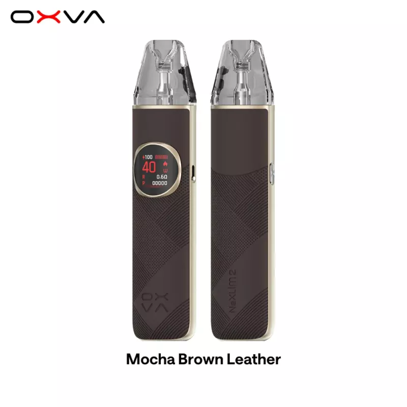 Oxva NeXLIM 2 Kit 2000mAh 40W 4ml Mocha Brown Leather