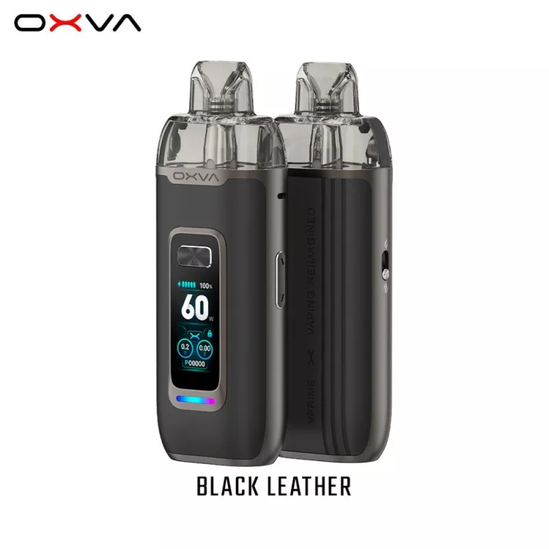 Oxva VPRIME Kit 2600mAh 60W 5ml Black Leather