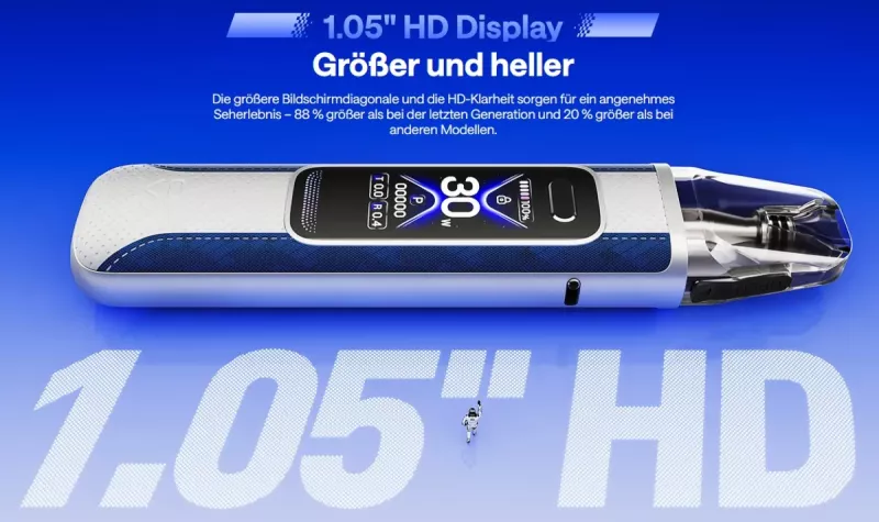 Oxva XLIM Pro 3 Kit 1500mAh grösser und heller