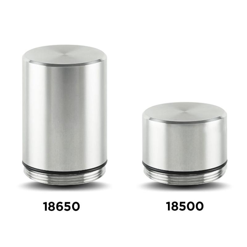 PIPELINE BOX Akkuhülse "rund" von Arcana Mods 18650, 18500 und 18350