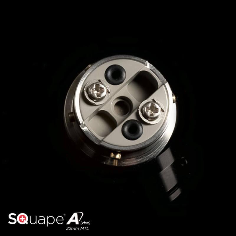 SQuape A[rise] RTA 22mm MTL, SILBER