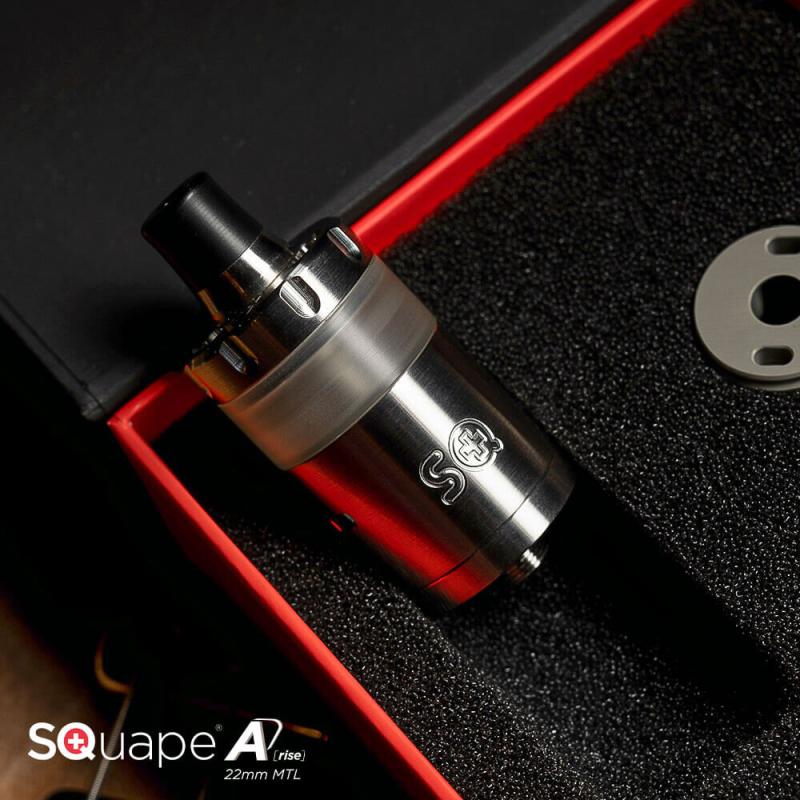 SQuape A[rise] RTA 22mm MTL, SILBER