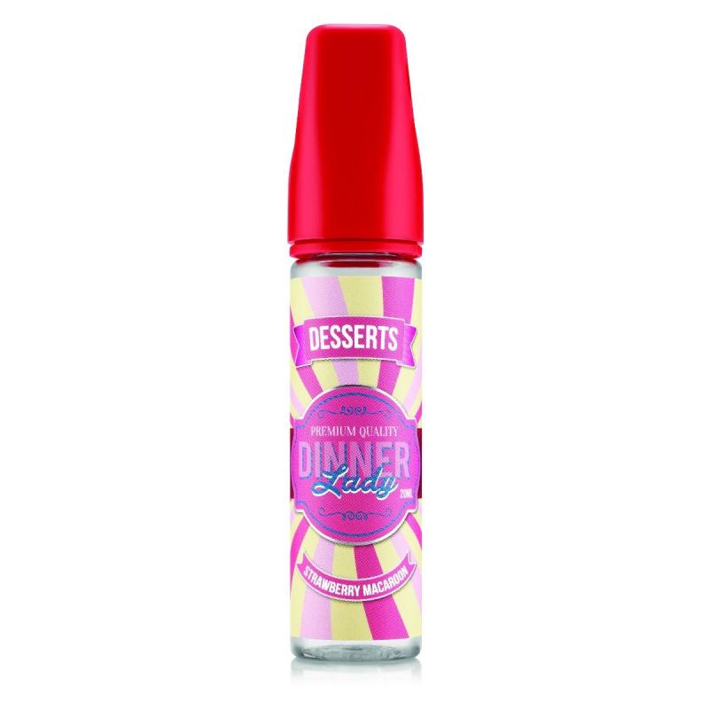 Dinner Lady Strawberry Macaroon, 20 ml, Longfill